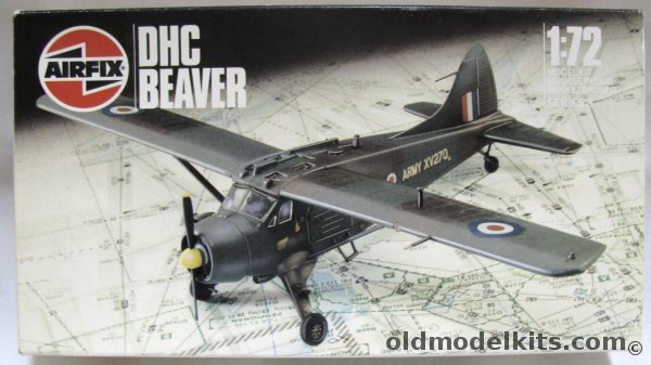 Airfix 1/72 DHC-2 Beaver - USAF or RAF Floats / Skis / Wheels, 03017 plastic model kit